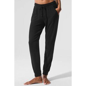 Alo Soho Sweatpant Alolux High-Rise Ankle-Length Jogger With Pockets